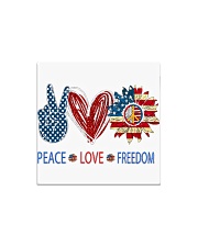 Love and peace Square Magnet tile