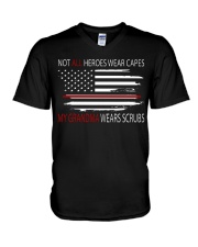 Nurse my grandma V-Neck T-Shirt tile