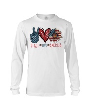 Peace love america Long Sleeve Tee tile