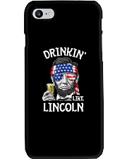 Drinking Like Lincoln 4th of July Phone Case tile