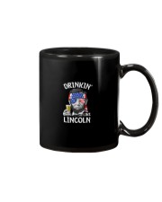Drinking Like Lincoln 4th of July Mug tile