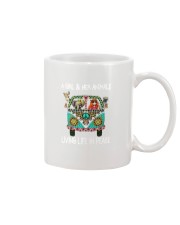 A girl and her animals Mug tile
