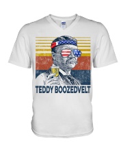 Happy 4th of july 29 V-Neck T-Shirt tile