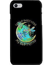 Hello Darkness My Old Friend Dragonfly Moon Phone Case tile