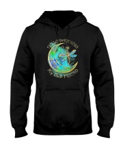 Hello Darkness My Old Friend Dragonfly Moon Hooded Sweatshirt tile