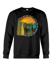 Into The Forest I Go Hiking Shirt Nature Crewneck Sweatshirt tile