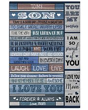 To my son 16x24 Poster front
