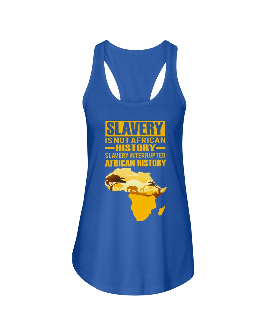 Black History Didn't Start with Slavery Ladies Flowy Tank