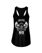 Black Woman Born in May Ladies Flowy Tank thumbnail