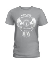 Black Woman Born in May Ladies T-Shirt thumbnail