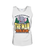 The Man You Will Become Unisex Tank tile