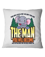 The Man You Will Become Square Pillowcase tile