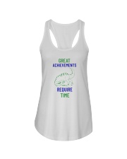 Great Achievements Require Time Ladies Flowy Tank thumbnail