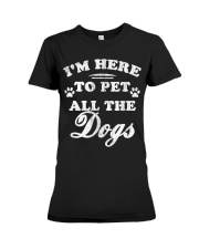 Limited-Edition-To-Pet-All-The-Dogs Premium Fit Ladies Tee thumbnail