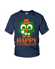 Happy Saint Patrick's day owl shamrock Tee Youth T-Shirt thumbnail