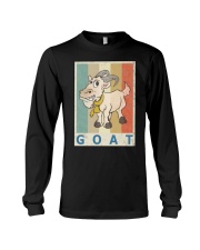 Goat Vintage Retro Style Grunge Goat Shirt Farmer Long Sleeve Tee thumbnail