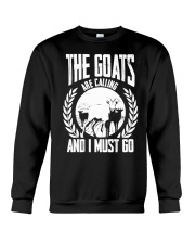 The Goat Are Calling And I Must Go Goat Shirt Farm Crewneck Sweatshirt thumbnail