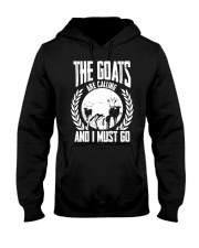 The Goat Are Calling And I Must Go Goat Shirt Farm Hooded Sweatshirt thumbnail