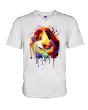 Guinea Pig Vertical Poster V-Neck T-Shirt thumbnail