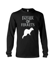 Father of Ferrets Cute Funny Ferret Lover T-Shirt Long Sleeve Tee thumbnail