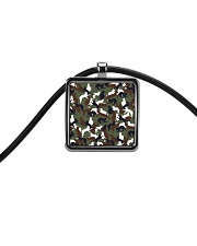 Camo cats - JY Cord Rectangle Necklace thumbnail