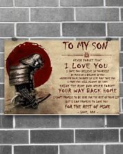 TO MY SON - SAMURAI POSTER 17x11 Poster poster-landscape-17x11-lifestyle-18