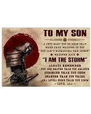 TO MY SON - SAMURAI POSTER 17x11 Poster front