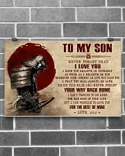 TO MY SON - SAMURAI POSTER 17x11 Poster poster-landscape-17x11-lifestyle-18