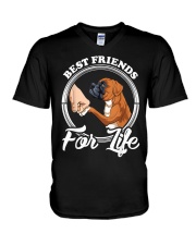 Funny Boxer Dog Boxer Dog Lover V-Neck T-Shirt tile
