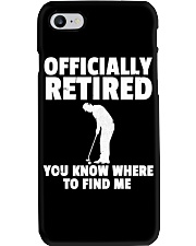 Officially Retired T Shirt Gift Gol Phone Case tile