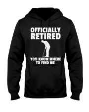 Officially Retired T Shirt Gift Gol Hooded Sweatshirt tile