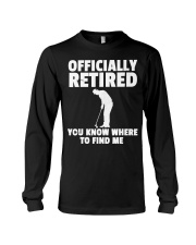 Officially Retired T Shirt Gift Gol Long Sleeve Tee tile