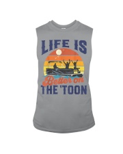 Life Is Better On The Toon Pontoon Sleeveless Tee tile