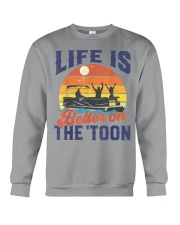 Life Is Better On The Toon Pontoon Crewneck Sweatshirt tile