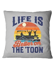 Life Is Better On The Toon Pontoon Square Pillowcase tile