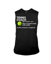 Funny Tennis Coach Sleeveless Tee tile