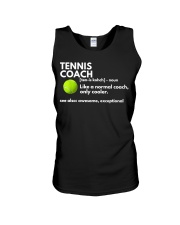 Funny Tennis Coach Unisex Tank tile