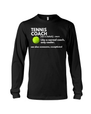 Funny Tennis Coach Long Sleeve Tee tile