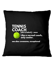 Funny Tennis Coach Square Pillowcase tile