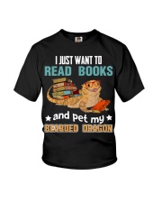 I Just Want To Read Books Pet Youth T-Shirt tile