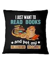 I Just Want To Read Books Pet Square Pillowcase tile