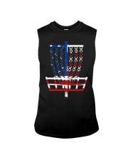Cool US Flag Disc Sleeveless Tee tile