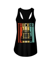Vintage Silhouette Trucker T-s Ladies Flowy Tank tile