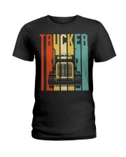 Vintage Silhouette Trucker T-s Ladies T-Shirt tile