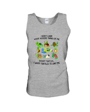 I Don't Care What Anyone Unisex Tank tile