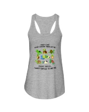 I Don't Care What Anyone Ladies Flowy Tank tile