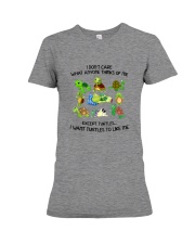 I Don't Care What Anyone Premium Fit Ladies Tee tile