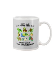 I Don't Care What Anyone Mug tile