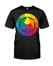 Color Wheel Palette Shirt Artist Painter Art Premium Fit Mens Tee tile