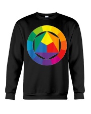 Color Wheel Palette Shirt Artist Painter Art Crewneck Sweatshirt tile